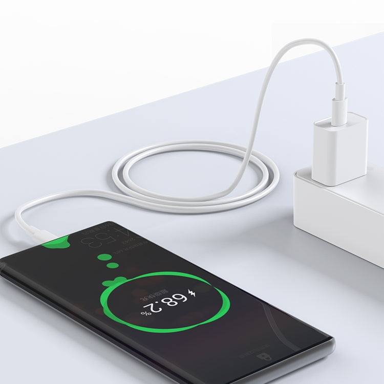 WIWU G103 Youpin Series PD 60W USB-C/Type-C to USB-C/Type-C Fast Charge Data Cable, Length: 1.2m(White)