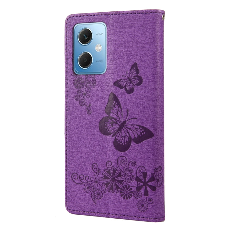 For Xiaomi Redmi Note 12 Pro+ 5G Global Butterfly Embossed Horizontal Flip Leather Phone Case