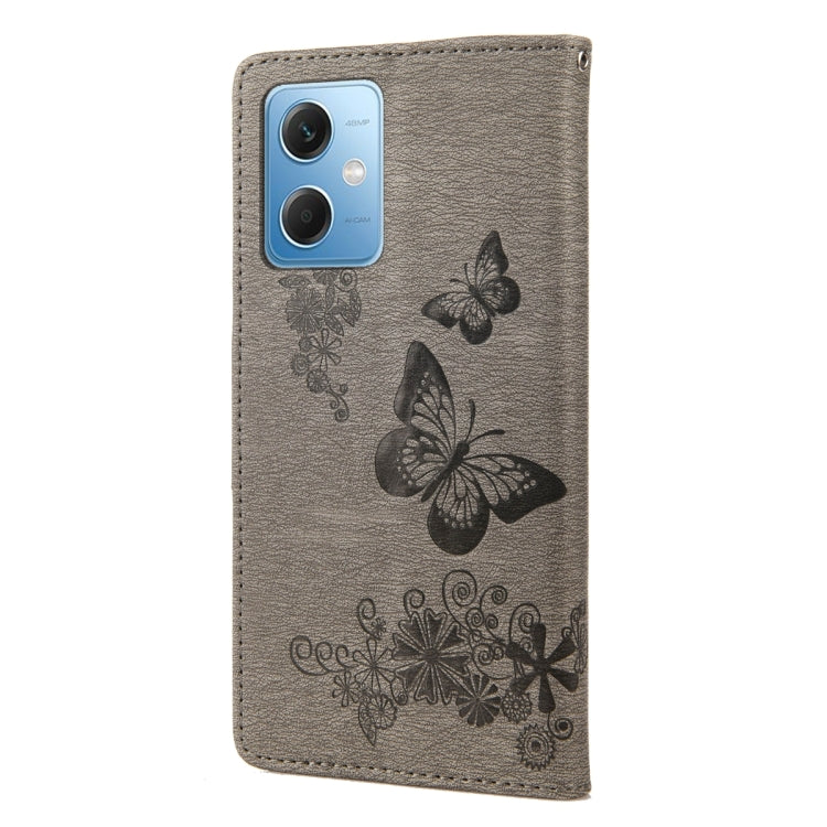 For Xiaomi Redmi Note 12 Pro+ 5G Global Butterfly Embossed Horizontal Flip Leather Phone Case