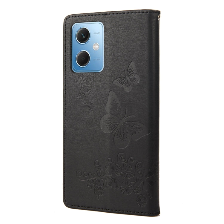 For Xiaomi Redmi Note 12 Pro+ 5G Global Butterfly Embossed Horizontal Flip Leather Phone Case
