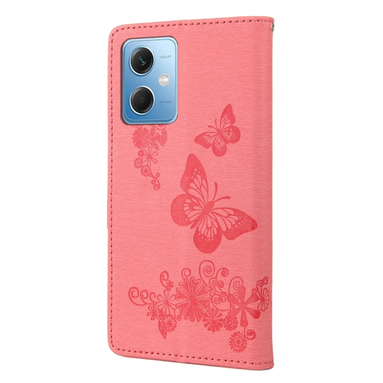 For Xiaomi Redmi Note 12 Pro+ 5G Global Butterfly Embossed Horizontal Flip Leather Phone Case