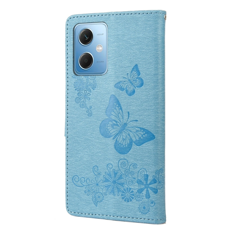 For Xiaomi Redmi Note 12 Pro+ 5G Global Butterfly Embossed Horizontal Flip Leather Phone Case