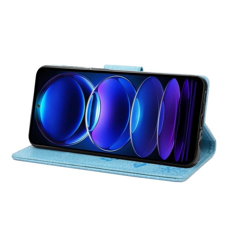 For Xiaomi Redmi Note 12 Pro+ 5G Global Butterfly Embossed Horizontal Flip Leather Phone Case