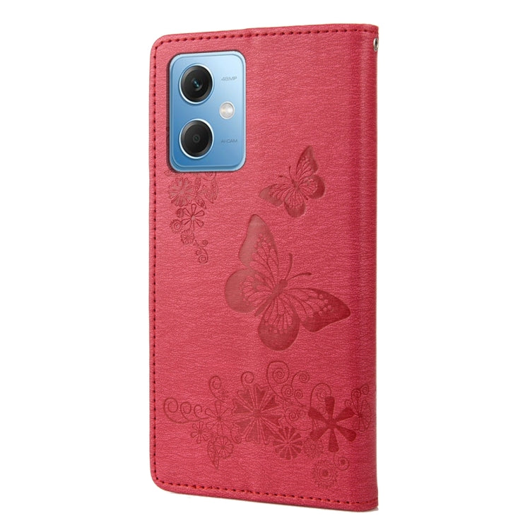 For Xiaomi Redmi Note 12 Pro+ 5G Global Butterfly Embossed Horizontal Flip Leather Phone Case