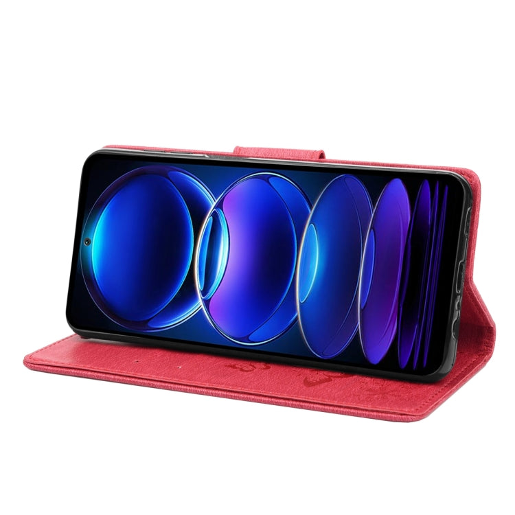 For Xiaomi Redmi Note 12 Pro+ 5G Global Butterfly Embossed Horizontal Flip Leather Phone Case