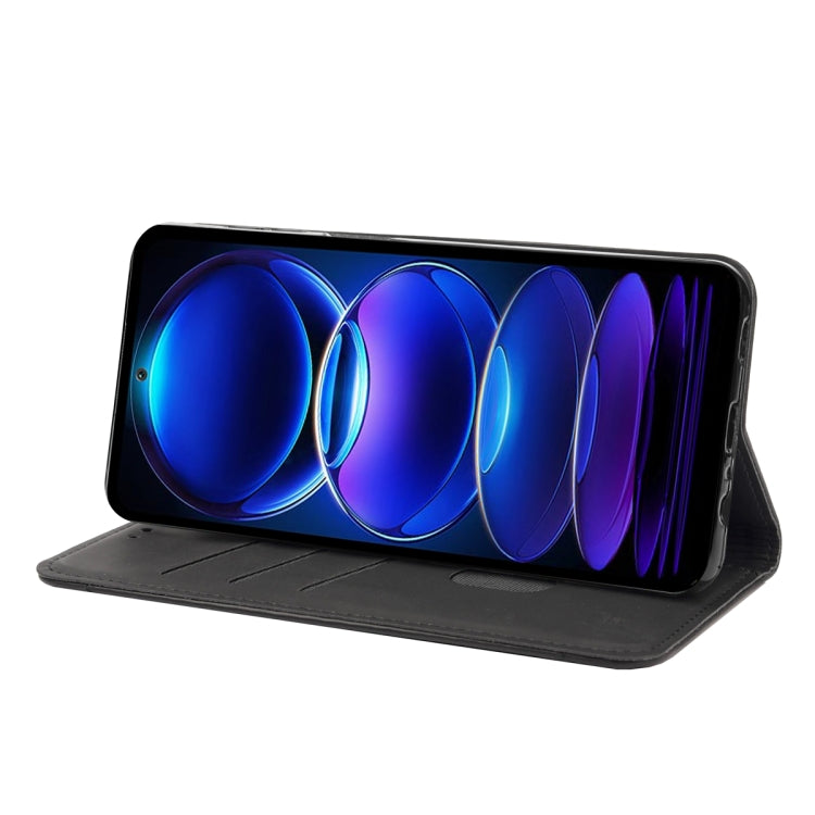 For Xiaomi Redmi Note 12 5G Global / Poco X5 5G Skin Feel Splicing Leather Phone Case