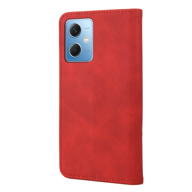 For Xiaomi Redmi Note 12 5G Global / Poco X5 5G Skin Feel Splicing Leather Phone Case