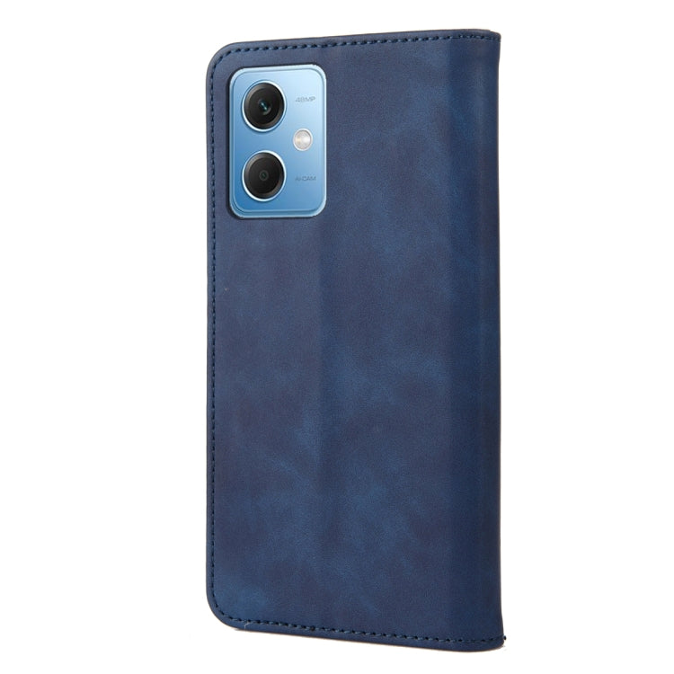 For Xiaomi Redmi Note 12 5G Global / Poco X5 5G Skin Feel Splicing Leather Phone Case