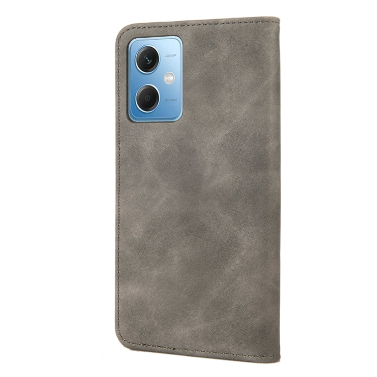 For Xiaomi Redmi Note 12 5G Global / Poco X5 5G Skin Feel Splicing Leather Phone Case