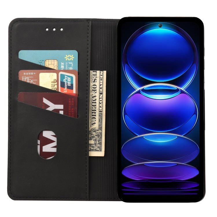 For Xiaomi Redmi Note 12 Pro+ 5G Global Skin Feel Splicing Leather Phone Case