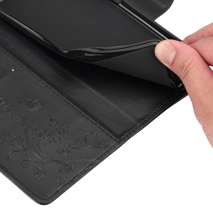 For Xiaomi Redmi Note 12 5G Global / Poco X5 5G Butterfly Flower Pattern Leather Phone Case