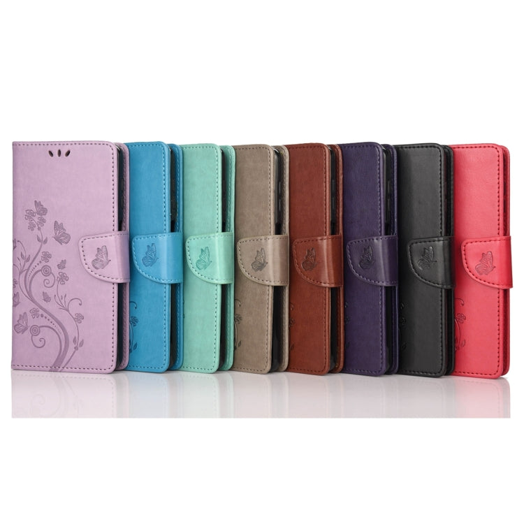 For Xiaomi Redmi Note 12 5G Global / Poco X5 5G Butterfly Flower Pattern Leather Phone Case