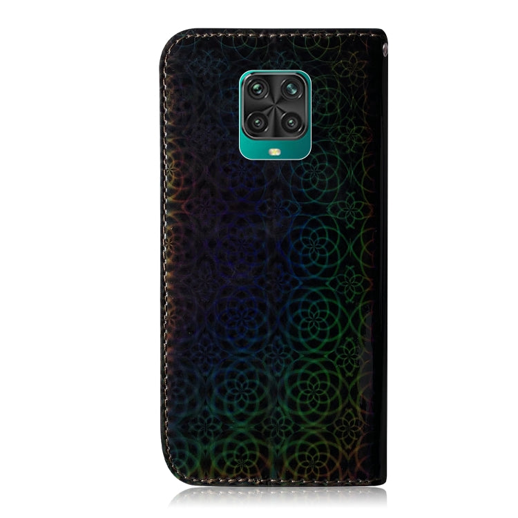 For Xiaomi Redmi Note 9 Pro Solid Color Colorful Magnetic Buckle Horizontal Flip PU Leather Case with Holder & Card Slots & Wallet & Lanyard