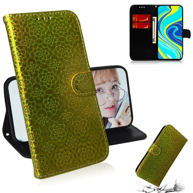 For Xiaomi Redmi Note 9S & Note 9 Pro Max Solid Color Colorful Magnetic Buckle Horizontal Flip PU Leather Case with Holder & Card Slots & Wallet & Lanyard