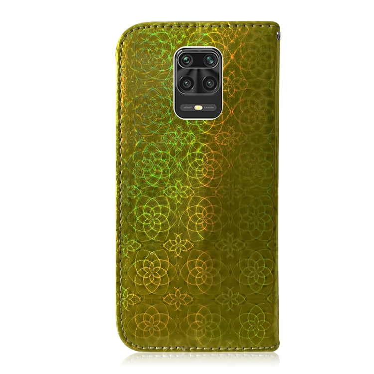 For Xiaomi Redmi Note 9S & Note 9 Pro Max Solid Color Colorful Magnetic Buckle Horizontal Flip PU Leather Case with Holder & Card Slots & Wallet & Lanyard