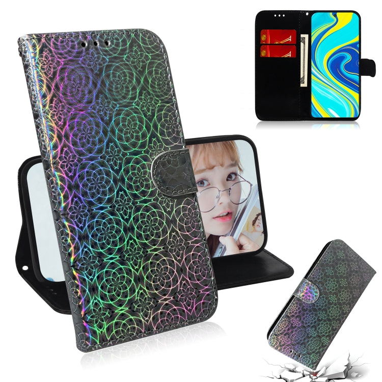 For Xiaomi Redmi Note 9S & Note 9 Pro Max Solid Color Colorful Magnetic Buckle Horizontal Flip PU Leather Case with Holder & Card Slots & Wallet & Lanyard