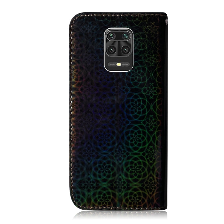 For Xiaomi Redmi Note 9S & Note 9 Pro Max Solid Color Colorful Magnetic Buckle Horizontal Flip PU Leather Case with Holder & Card Slots & Wallet & Lanyard