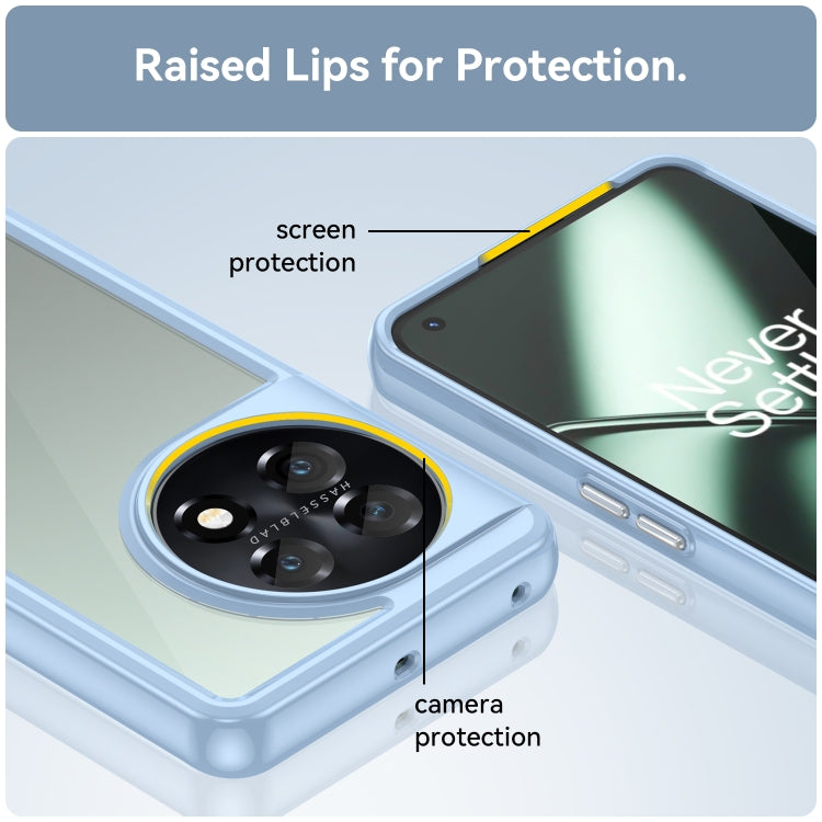 For OnePlus 11 5G Colorful Series Acrylic + TPU Phone Case