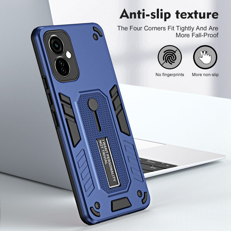 For Tecno Camon 19 / 19 Pro Variety Brave Armor Finger Loop Holder Phone Case