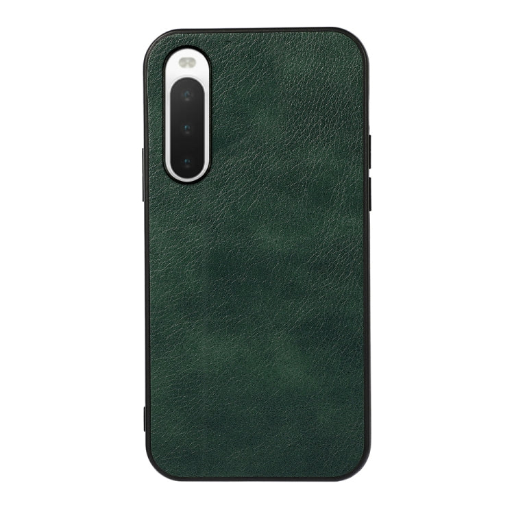 For Sony Xperia 10 V Two-color Litchi Texture PU Phone Case