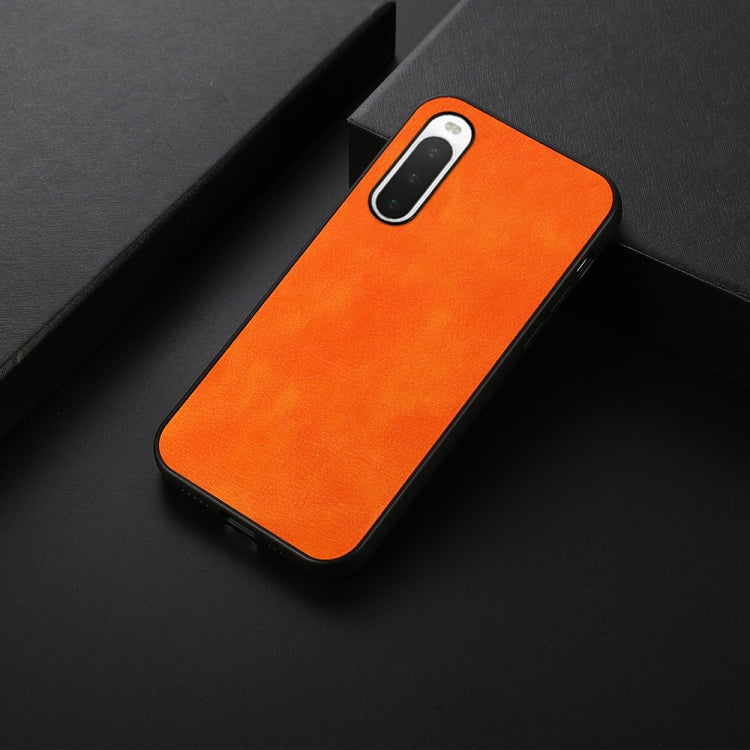 For Sony Xperia 10 V Two-color Litchi Texture PU Phone Case