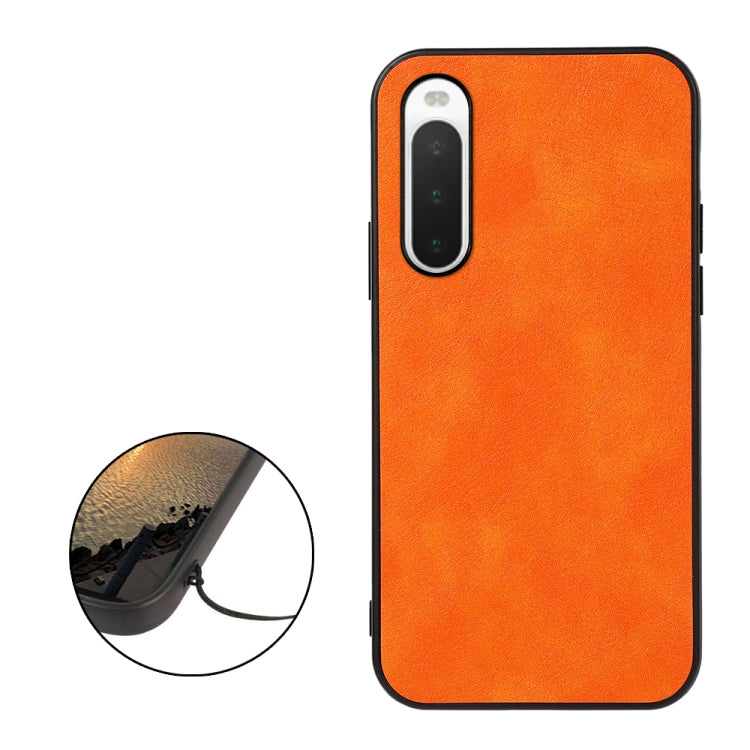For Sony Xperia 10 V Two-color Litchi Texture PU Phone Case