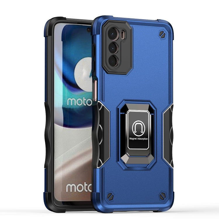 For Motorola Moto G42 Non-slip Shockproof Armor Phone Case with Ring Holder