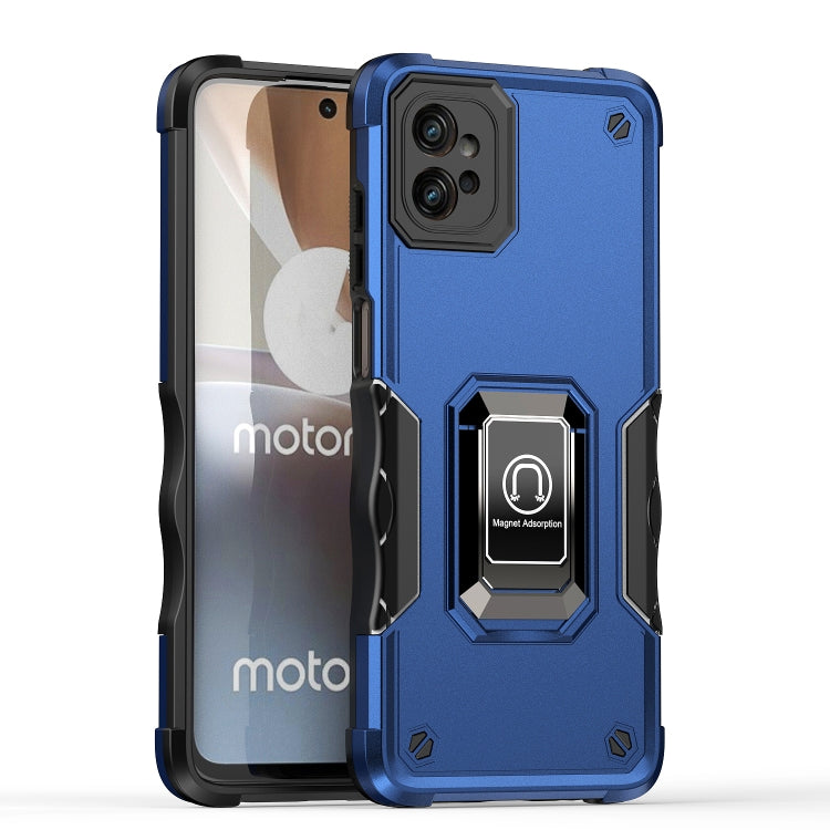 For Motorola Moto G32 Non-slip Shockproof Armor Phone Case with Ring Holder