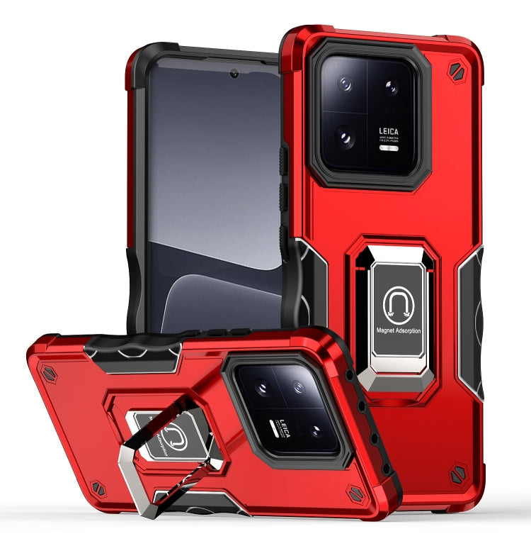 For Xiaomi 13 Pro Non-slip Shockproof Armor Phone Case with Ring Holder