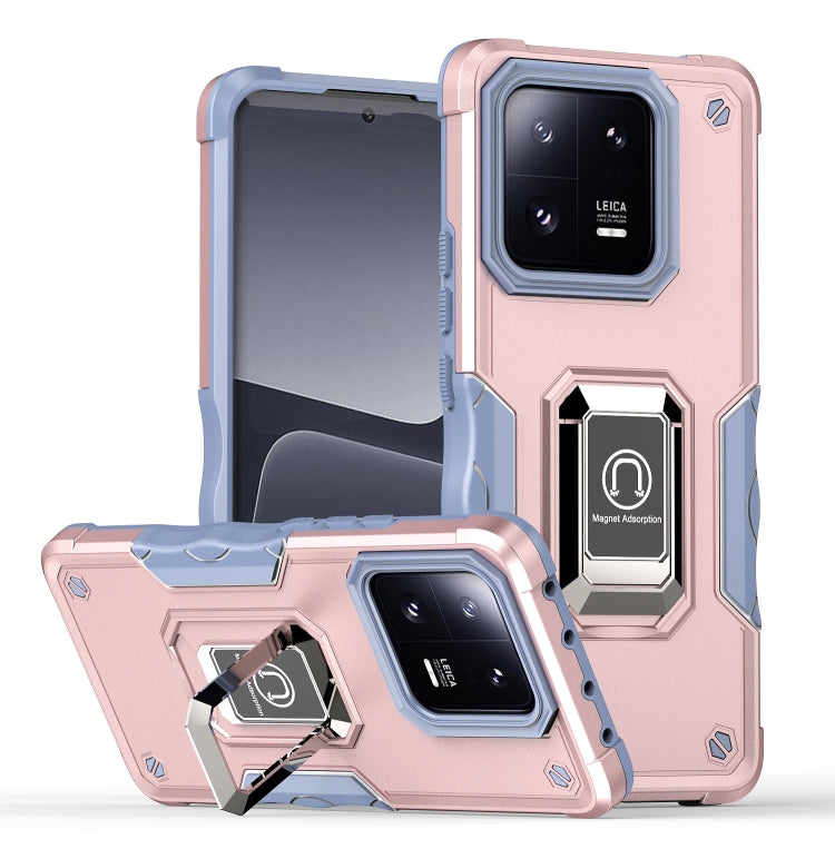 For Xiaomi 13 Pro Non-slip Shockproof Armor Phone Case with Ring Holder