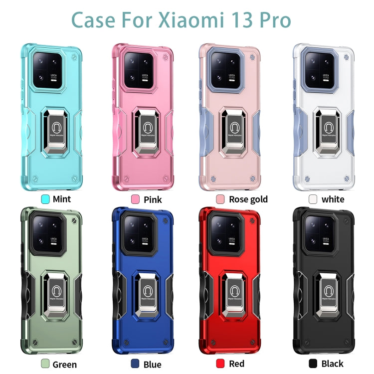 For Xiaomi 13 Pro Non-slip Shockproof Armor Phone Case with Ring Holder
