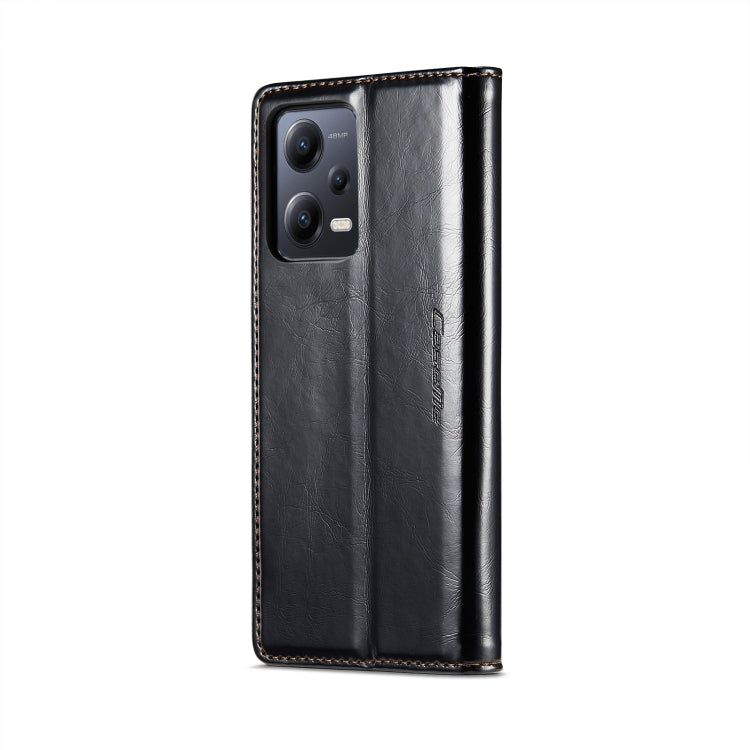 For Xiaomi Redmi Note 12 5G / Poco X5 CaseMe 003 Crazy Horse Texture Leather Phone Case