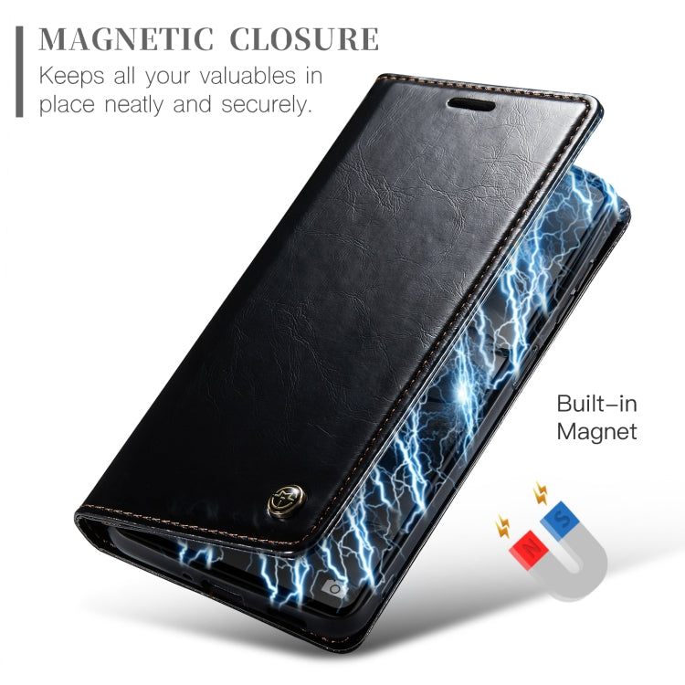 For Xiaomi Redmi Note 12 5G / Poco X5 CaseMe 003 Crazy Horse Texture Leather Phone Case