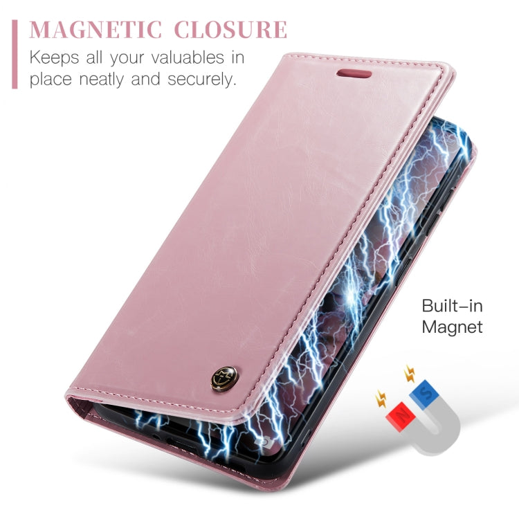 For Xiaomi Redmi Note 12 Pro 5G / Poco X5 Pro CaseMe 003 Crazy Horse Texture Leather Phone Case