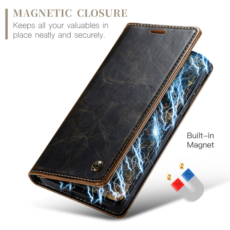 For Xiaomi Redmi Note 12 Pro+ 5G CaseMe 003 Crazy Horse Texture Leather Phone Case