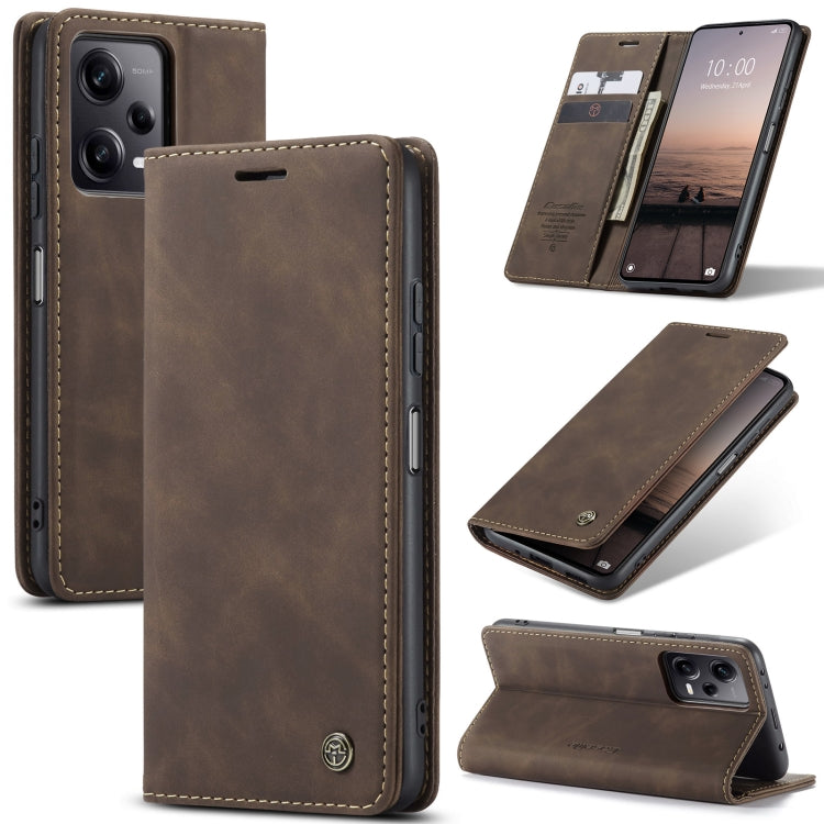 For Xiaomi Redmi Note 12 Pro 5G / Poco X5 Pro CaseMe 013 Multifunctional Horizontal Flip Leather Phone Case