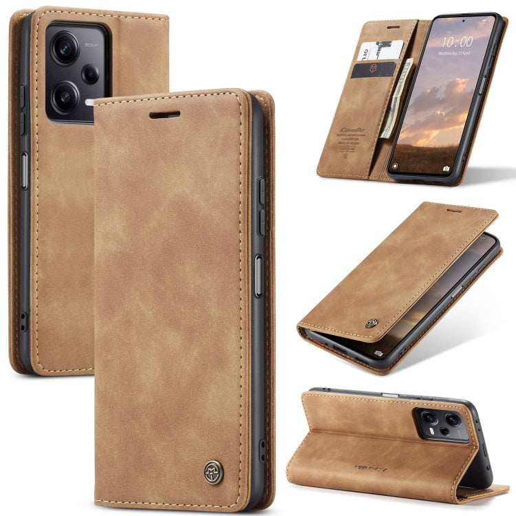 For Xiaomi Redmi Note 12 Pro 5G / Poco X5 Pro CaseMe 013 Multifunctional Horizontal Flip Leather Phone Case