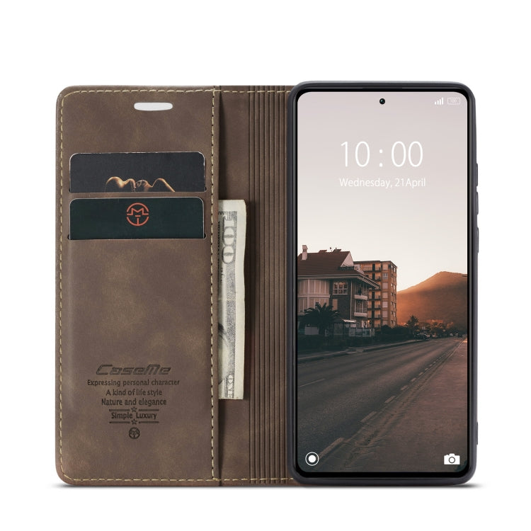 For Xiaomi Redmi Note 12 Pro+ 5G CaseMe 013 Multifunctional Horizontal Flip Leather Phone Case