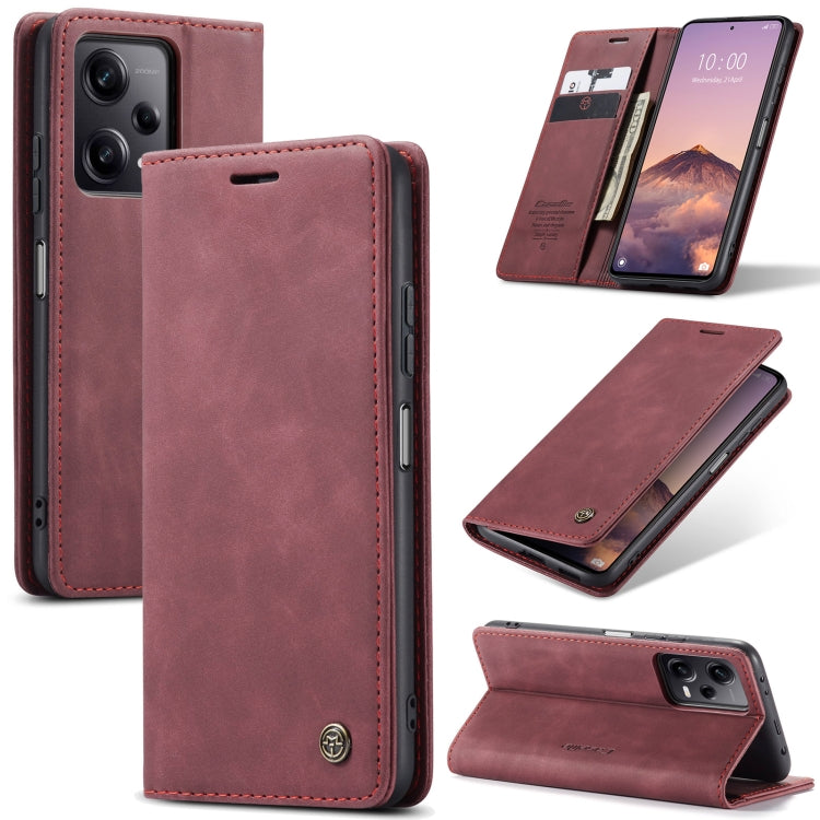 For Xiaomi Redmi Note 12 Pro+ 5G CaseMe 013 Multifunctional Horizontal Flip Leather Phone Case