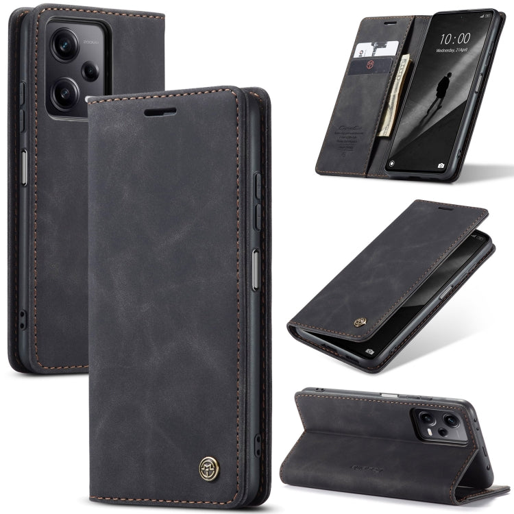 For Xiaomi Redmi Note 12 Pro+ 5G CaseMe 013 Multifunctional Horizontal Flip Leather Phone Case