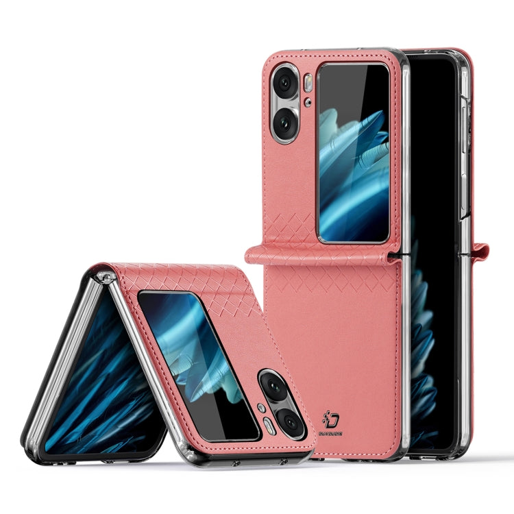 For OPPO Find N2 Flip DUX DUCIS Bril Series PU + TPU Phone Case