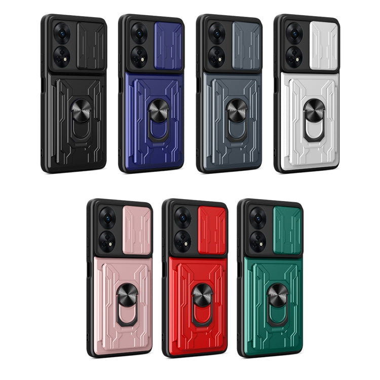 For OPPO Reno8 T 4G Sliding Camshield Card Phone Case