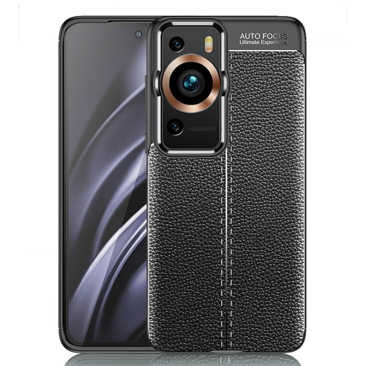 For Huawei P60 Pro Litchi Texture Shockproof TPU Phone Case