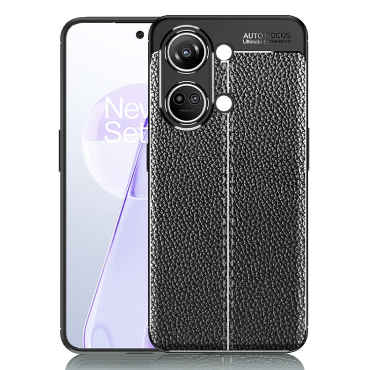 For OnePlus Ace 2V Litchi Texture Shockproof TPU Phone Case
