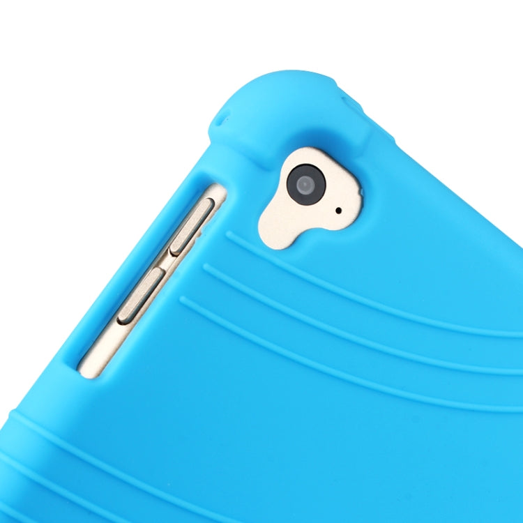 For iPad 6 (9.7 Universal) Tablet PC Silicone Protective Case with Invisible Bracket