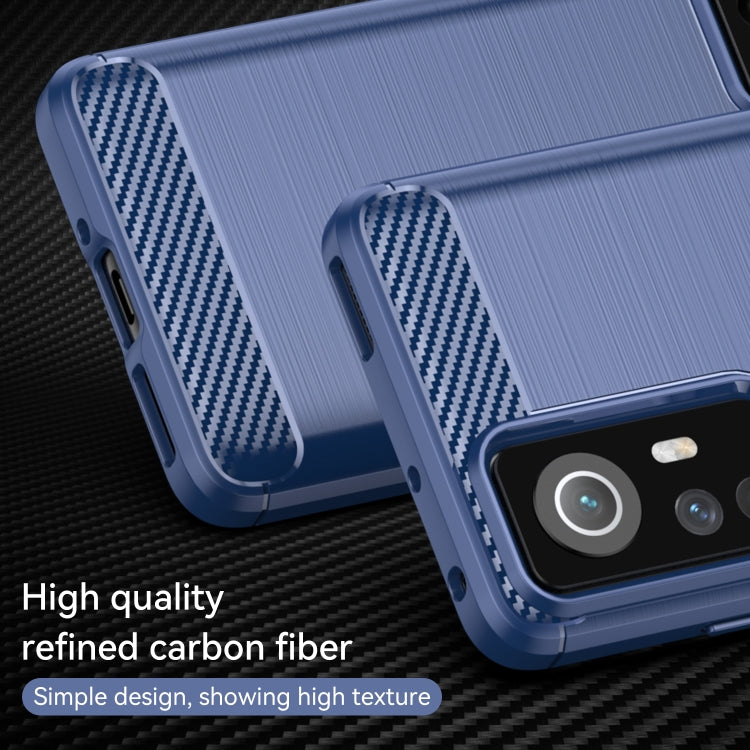For Xiaomi 12X Brushed Texture Carbon Fiber TPU Phone Case
