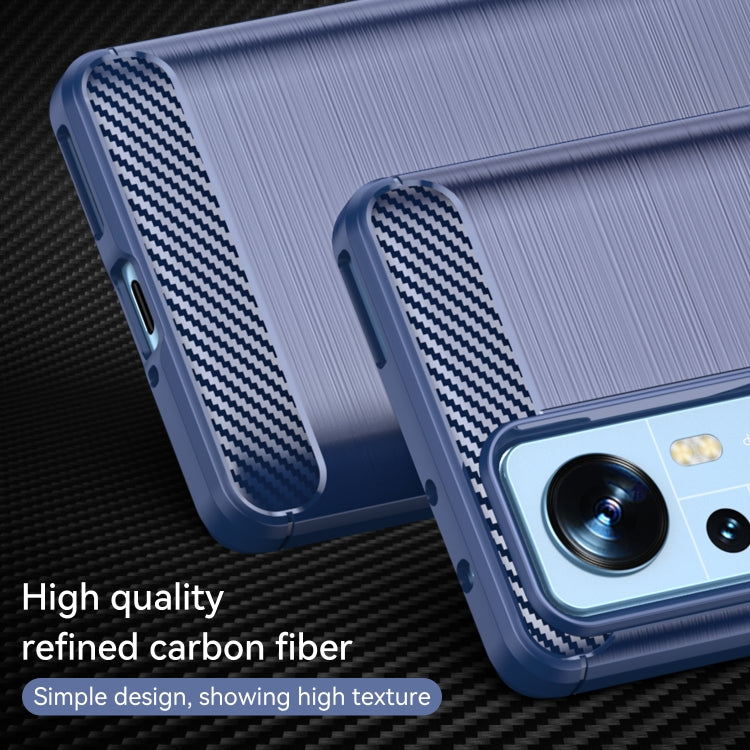 For Xiaomi 12S Pro Brushed Texture Carbon Fiber TPU Phone Case
