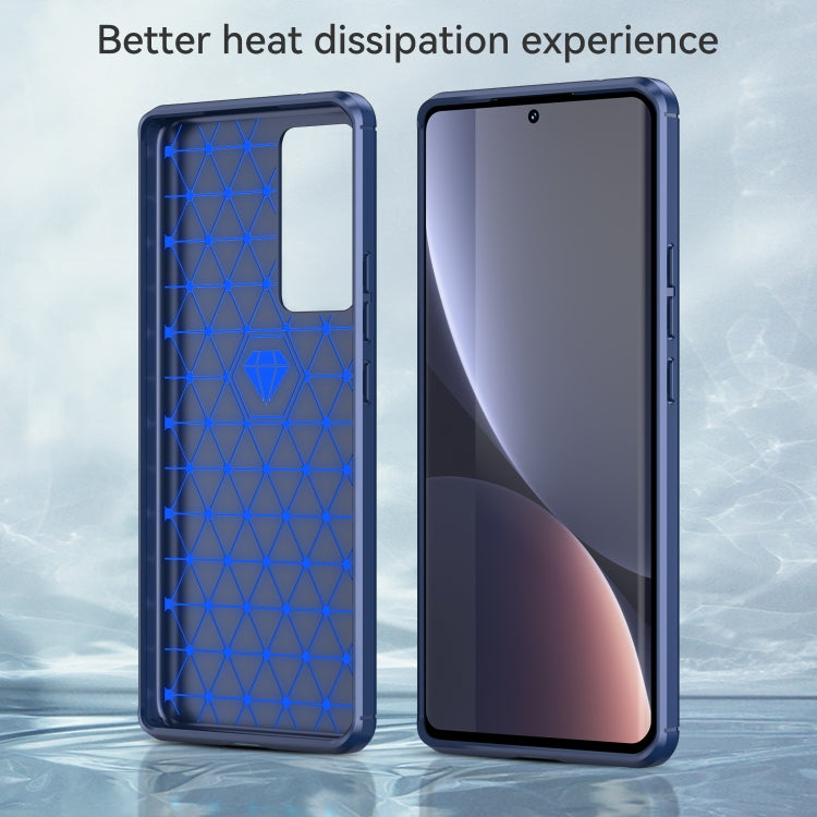 For Xiaomi 12S Pro Brushed Texture Carbon Fiber TPU Phone Case
