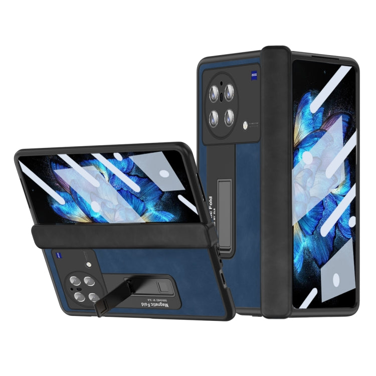 For vivo X Fold Napa Texture All-inclusive Phone Case