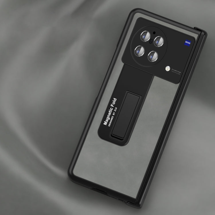 For vivo X Fold Napa Texture All-inclusive Phone Case